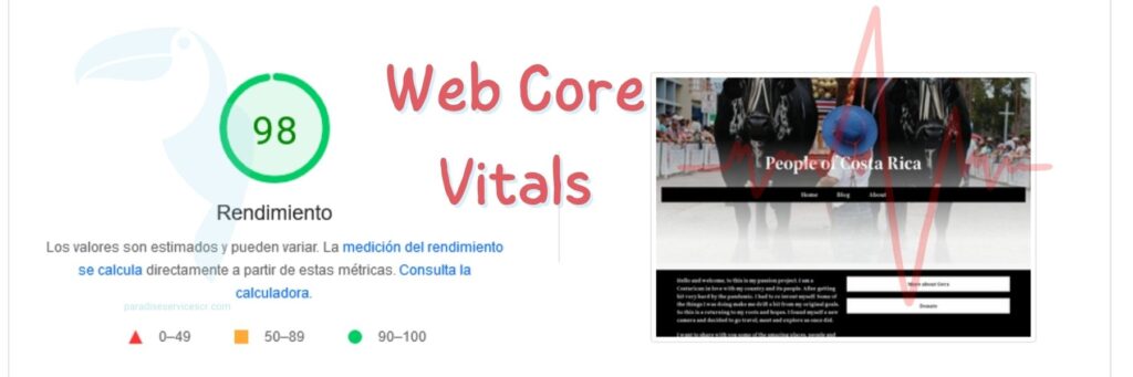 ¿Qué son los Web Core Vitals? (WCV)